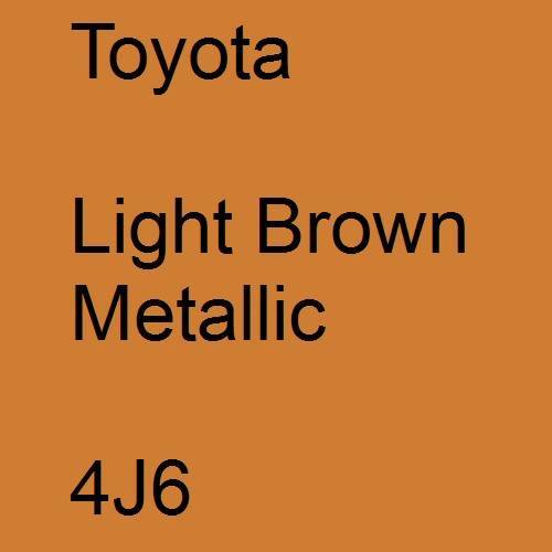 Toyota, Light Brown Metallic, 4J6.